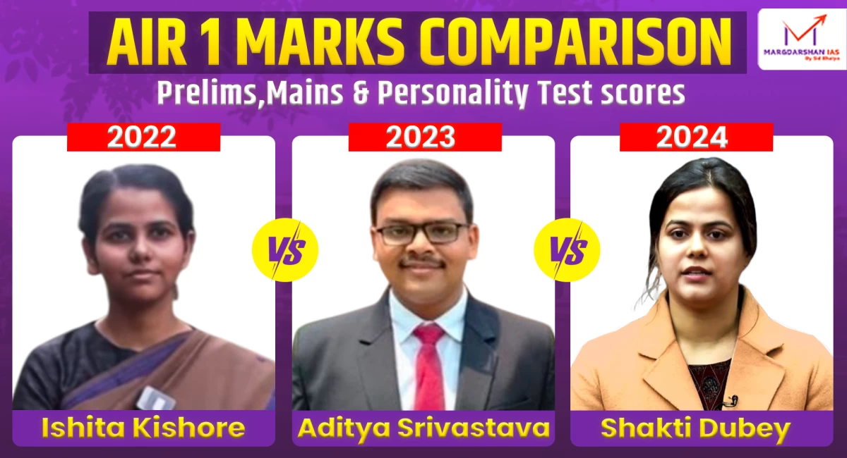 UPSC CSE AIR 1 Toppers Comparison